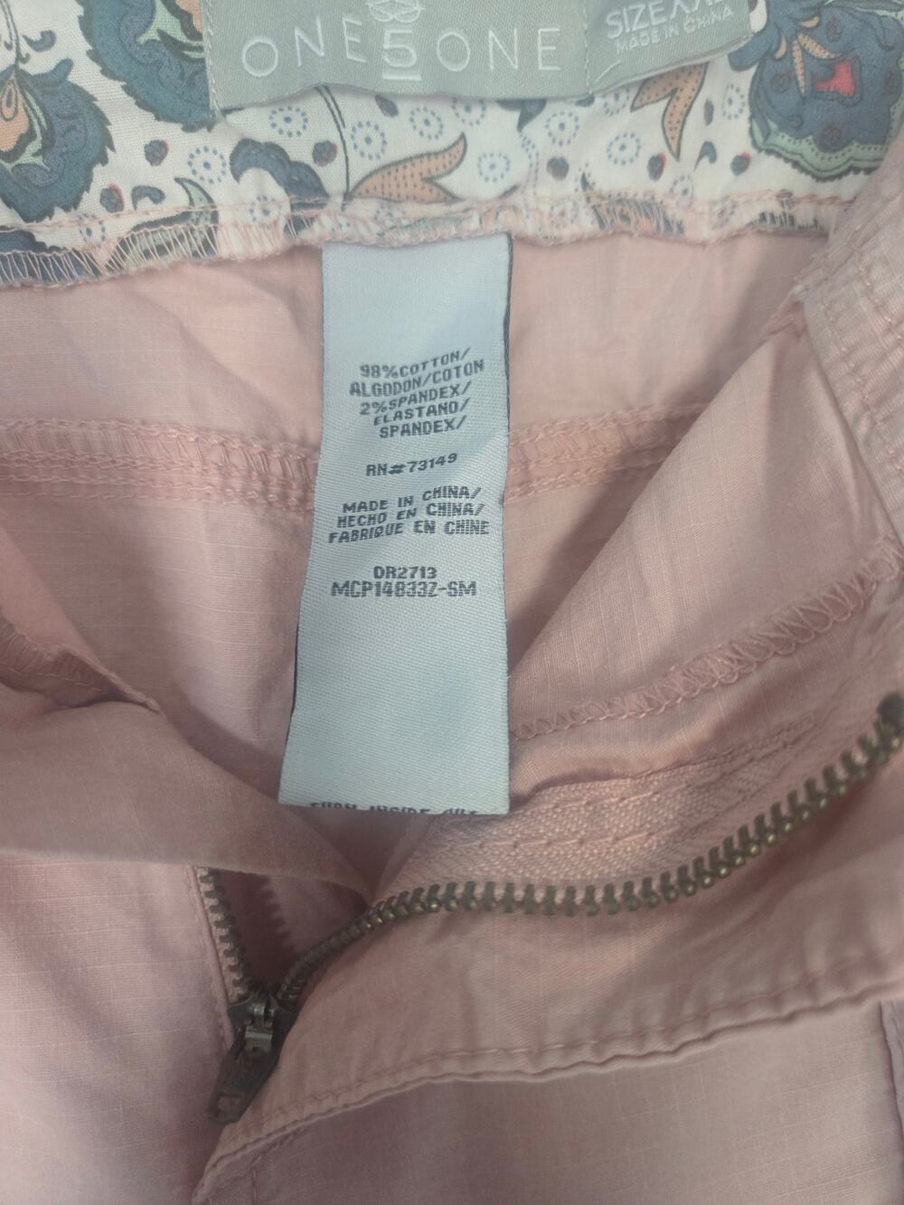 Women's Pink One 5 One, Drawstring Waist Shorts. Size XXL